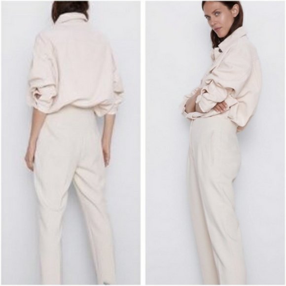 Zara High-waisted Pleated Pant size M - Picture 14 of 16